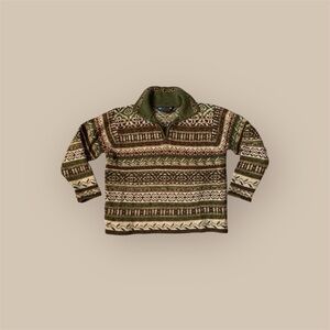 Shaver lake collar 1/4 zip sweater size medium